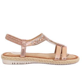 Espadrilky na šampaňské CO-78 Champagne růžový