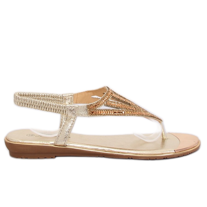 Zlaté žabky M03 Zlato zlatý