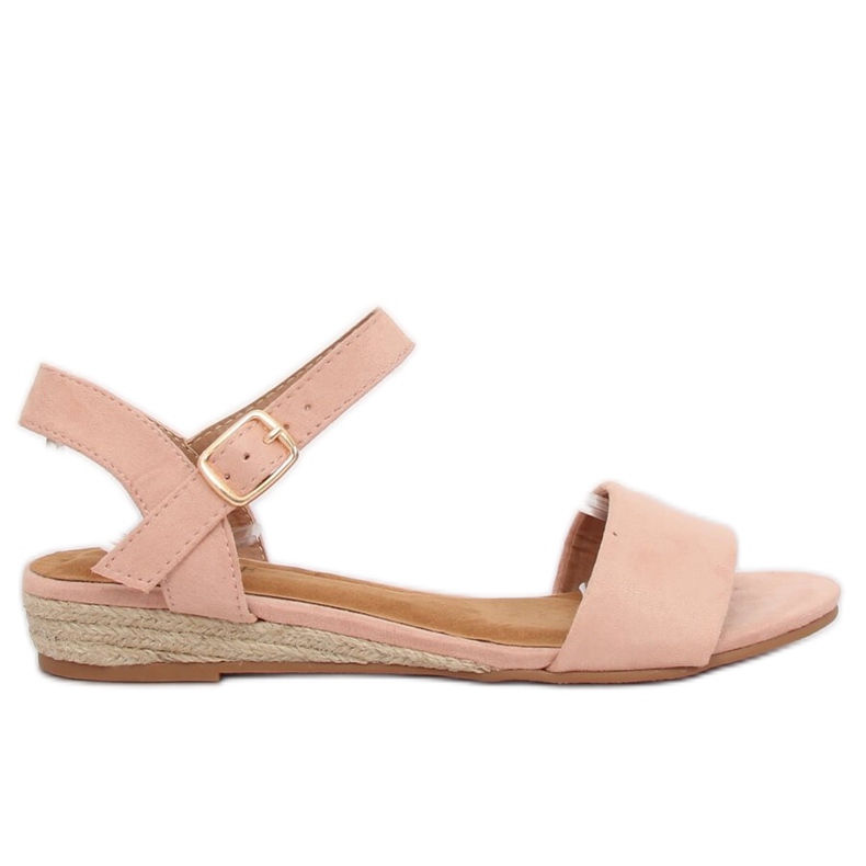 Sandály espadrilky růžové 9R73 Pink růžový