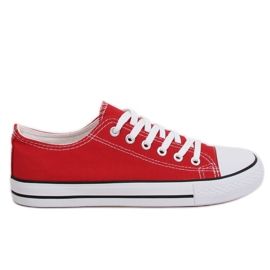 Klasické červené dámské tenisky XL03 Red červený