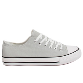 Šedá Klasické dámské tenisky XL03 Grey