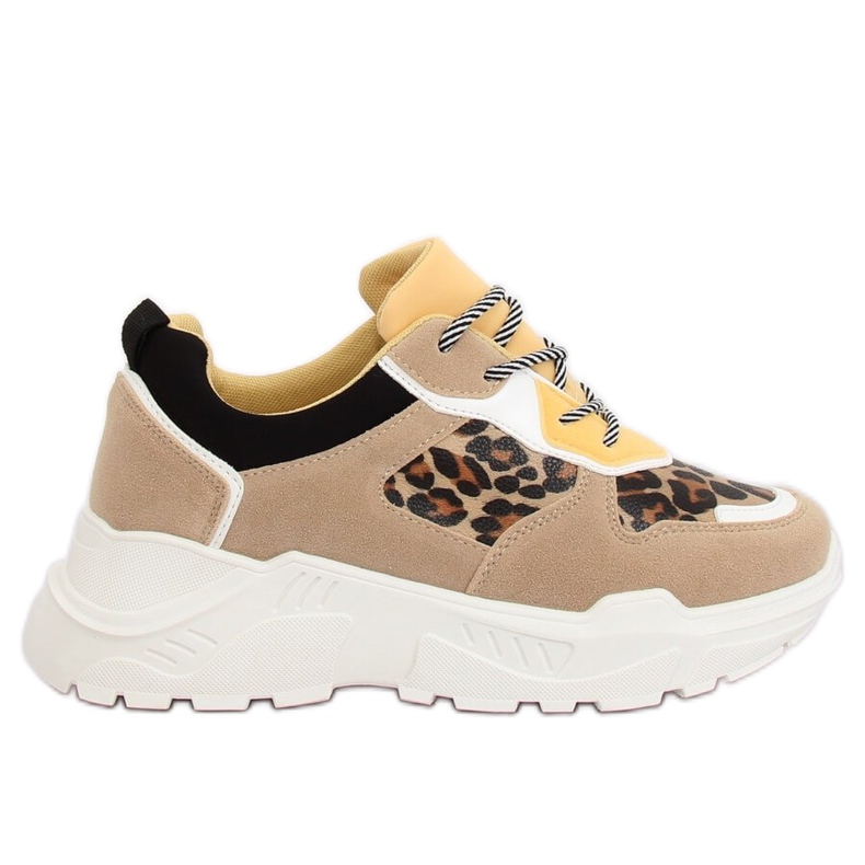 Béžová sportovní obuv LV88P Leopard béžový