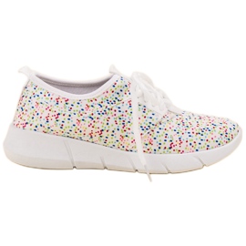 Bona Sportovní obuv s puntíky bílý Bona Sportovní obuv s puntíky bílý