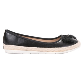 COLORFUL Módní černé balerínky černá COLORFUL Módní černé balerínky černá
