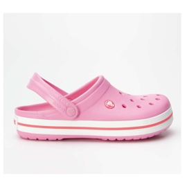 Crocs Crocband 62P Pink Lemonade White vícebarevný