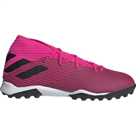 Kopačky adidas Nemeziz 19.3 Tf M F34426 růžové růžový černý