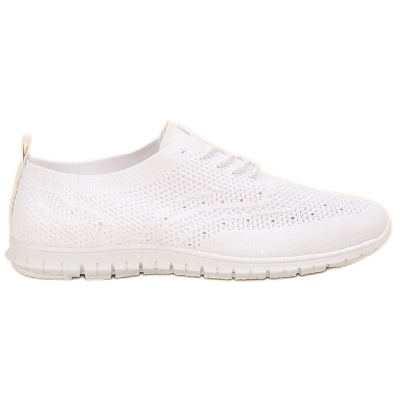 SHELOVET Textilní sportovní obuv bílý