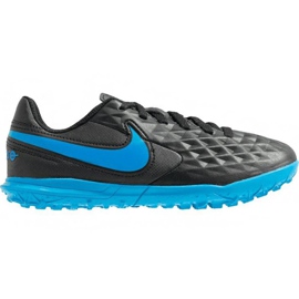 Kopačky Nike Tiempo Legend 8 Club Tf Jr AT5883 004 černé černý černý