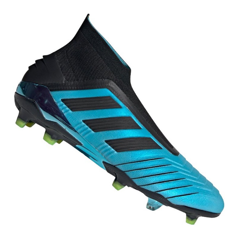 Kopačky Adidas Predator 19+ Fg M F35613 modrý modrý Kopačky Adidas Predator 19+ Fg M F35613 modrý modrý