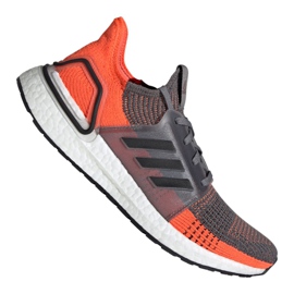 Běžecké boty adidas UltraBoost 19 m M G27517 pomerančový šedá