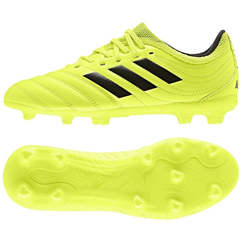 Kopačky Adidas Copa 19.3 Fg Jr F35466 žlutá žlutá Kopačky Adidas Copa 19.3 Fg Jr F35466 žlutá žlutá