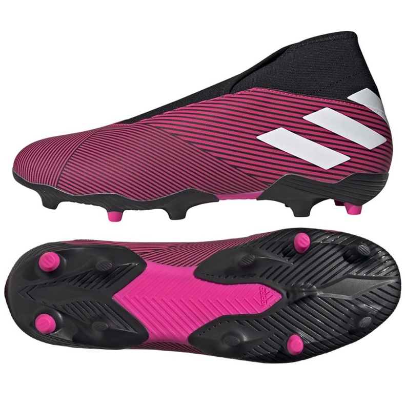 Kopačky Adidas Nemeziz 19.3 Ll Fg M EF0372 růžový vícebarevný