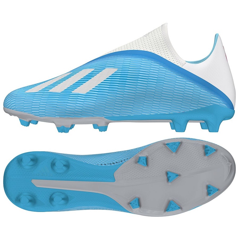 Kopačky Adidas X 19.3 Ll Fg M EF0598 modrý modrý