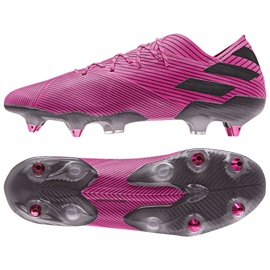 Kopačky Adidas Nemeziz 19.1 Sg M F99838 růžový růžový Kopačky Adidas Nemeziz 19.1 Sg M F99838 růžový růžový