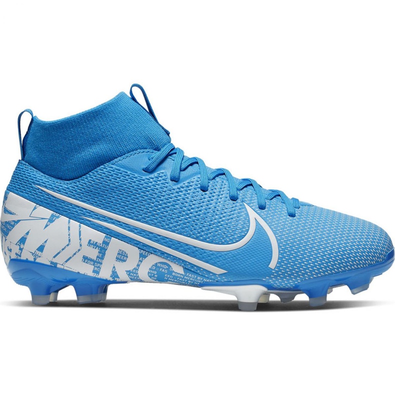 Kopačky Nike Mercurial Superfly 7 Academy FG / MG Jr AT8120 414 modré modrý modrý
