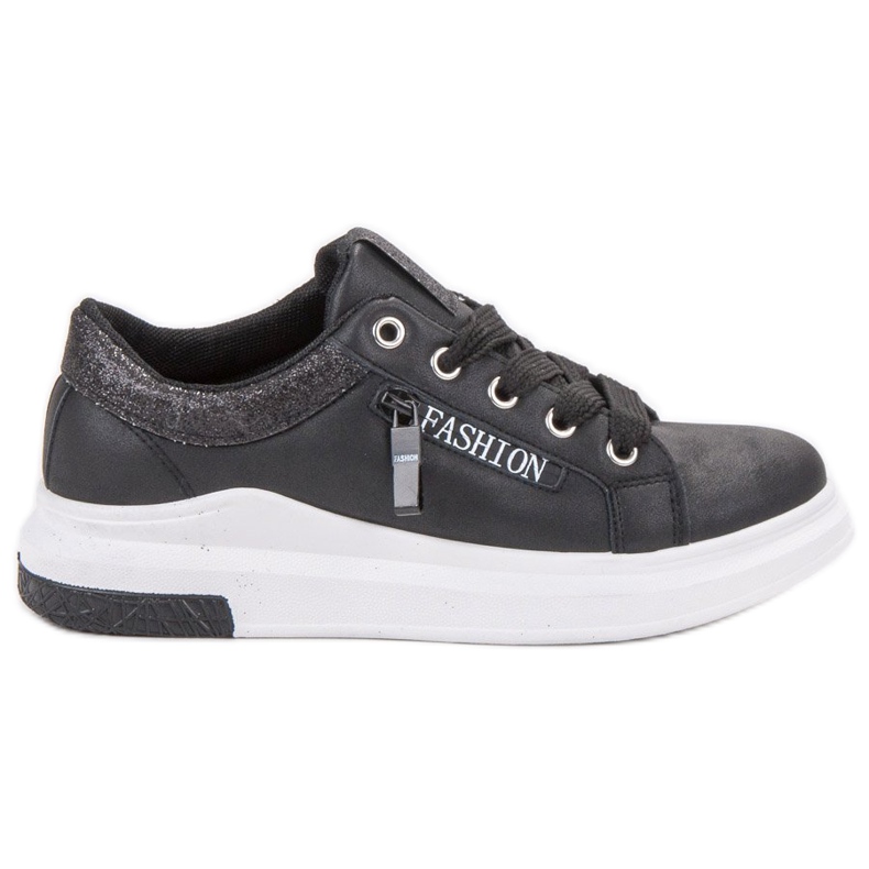 SHELOVET Módní sportovní obuv černá