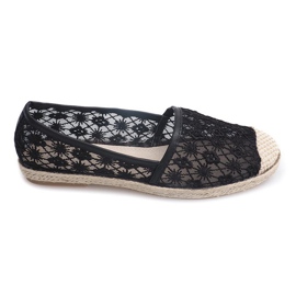 Balerínky Espadrilles YBS136 Black černý