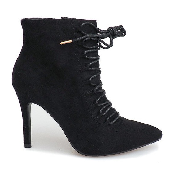 Boty na vysokém podpatku 595SE černé černá Boty na vysokém podpatku 595SE černé černá