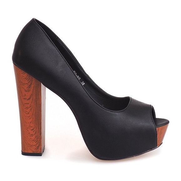 Otevřená čerpadla na liště 99-90 černá