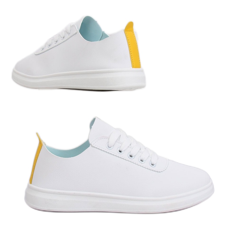Dámské bílo -žluté tenisky CL33315 Yellow bílý