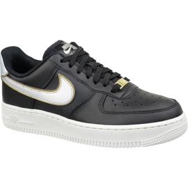 Boty Nike Air Force 1 '07 Metallic W AR0642-002 černý
