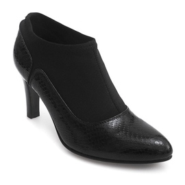 Elegantní boty na sloupku 8367-2A černé černý