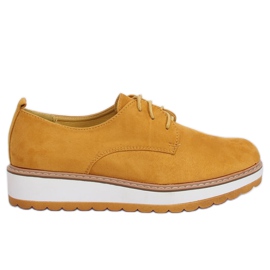 Žluté mokasíny pro ženy C-7225 Yellow žluť