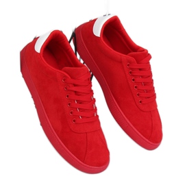 Červené dámské tenisky LX-9857 Red červený
