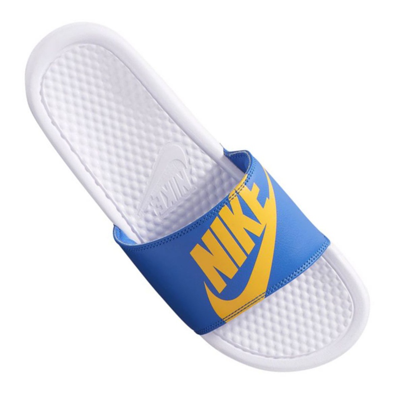 Pantofle Nike Benassi Jdi Print 631261-104 modrý