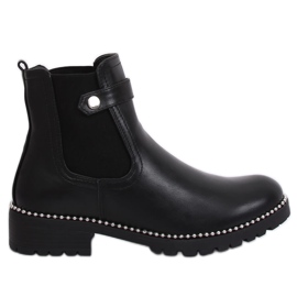 Černé dámské kozačky Jodhpur NC886 Black černý