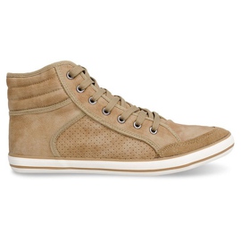 501 Camel High-top Boxer tenisky hnědý 501 Camel High-top Boxer tenisky hnědý