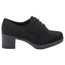 Primavera Šněrovací boty na sloupku černý