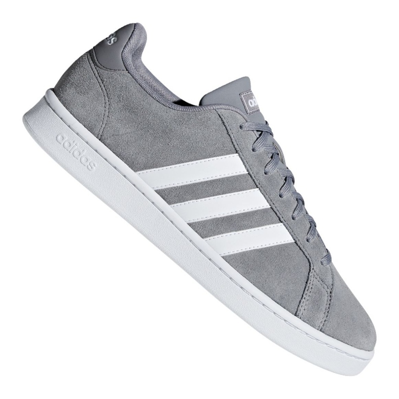 Boty Adidas Grand Court M F36412 šedá