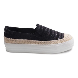 Tenisky Espadrilles GH001 černé černá