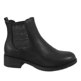 Kayla Shoes Černé izolované vysoké podpatky 88053 černá