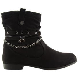 Černé boty Saszka 3767 Black černá Černé boty Saszka 3767 Black černá