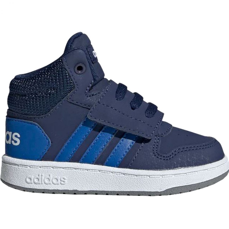 Dětské boty Adidas Hoops Mid 2.0 EE6714 námořnická modrá