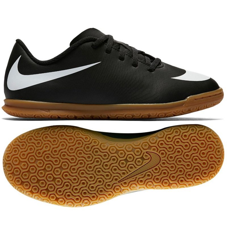 Černé boty Nike Bravatax Ii Ic Jr 844438 001 černá černá