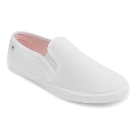 Tenisky Slip On B703 bílé bílý Tenisky Slip On B703 bílé bílý