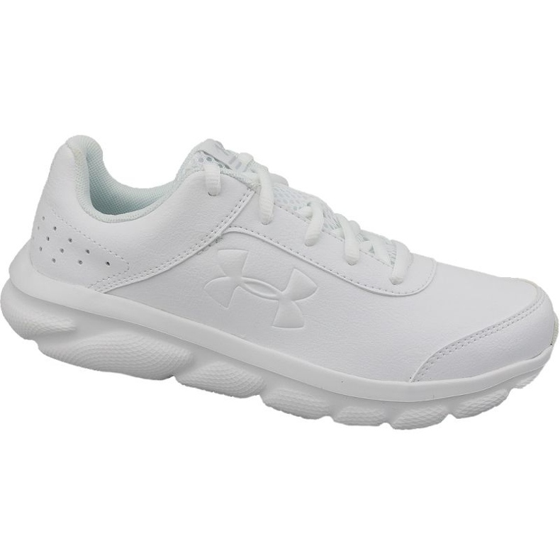 Běžecké boty Under Armour Gs Assert 8 Jr 3022697-100 bílý bílý