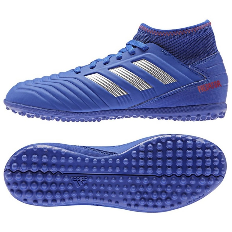 Adidas Predator 19.3 Tf Jr CM8546 modré boty modrý modrý