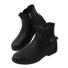 Černé dámské boty Chelsea HFN-2279 Black černý