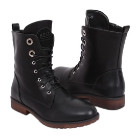 Černé pracovní boty W361 černé černý