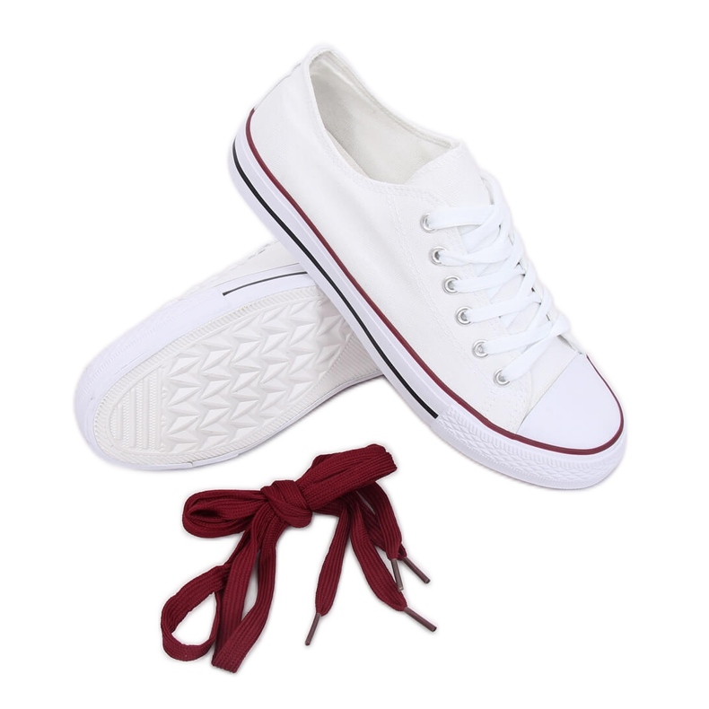 Bílé dámské tenisky B71M-3 White bílý