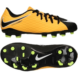 Žluté boty Nike Hypervenom Phelon Iii Fg Jr 852595 801 žluť žluť
