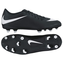 Černá fotbalová obuv Nike Bravatia Ii Fg M 844436-001 černý černý