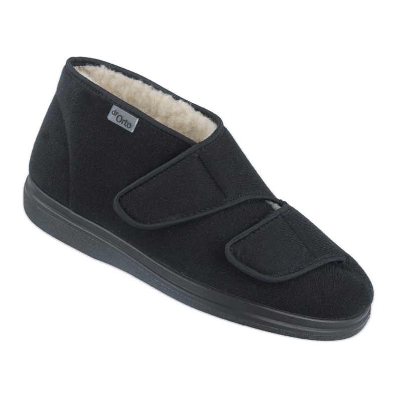 Dr.orto Befado Warm Men's Stippers PU 986M011 černá