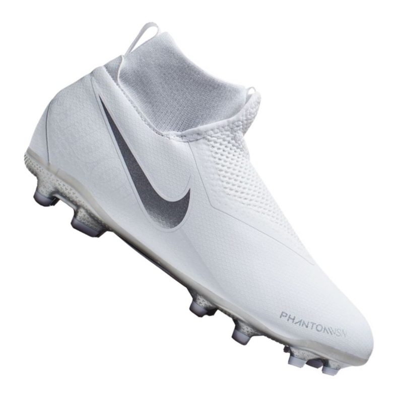 Kopačky Nike Phantom Vsn Academy Df Mg Jr AO3287-100 bílý bílý