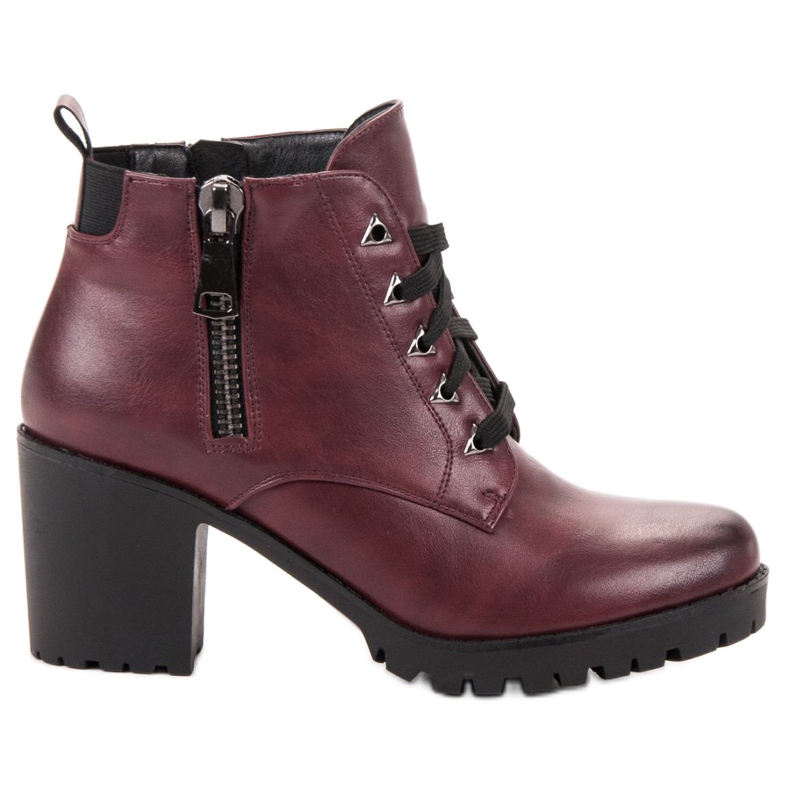 Vinceza Nízké boty na baru červené