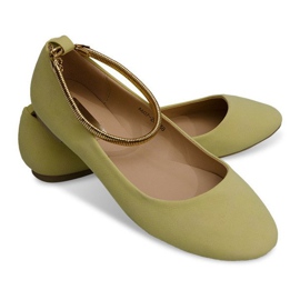 Krásná baletka na kotníku A607 žlutá Krásná baletka na kotníku A607 žlutá